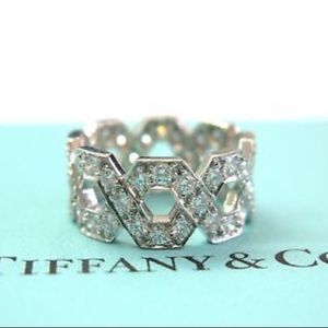 Classic Tiffany Diamond Platinum Eternity Ring